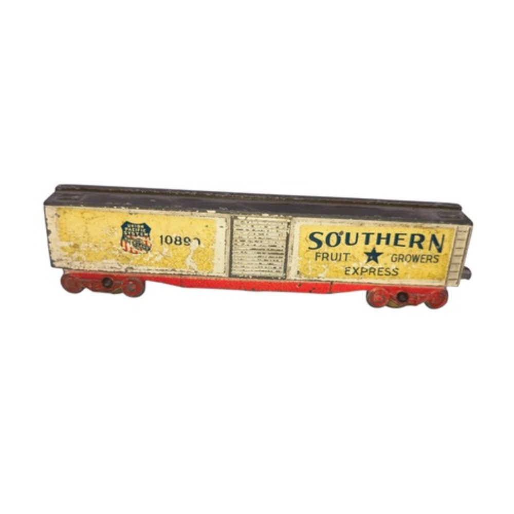 Antique Tootsietoy Southern Fruit Growers/Union Pacific Overland Cast Toy Train